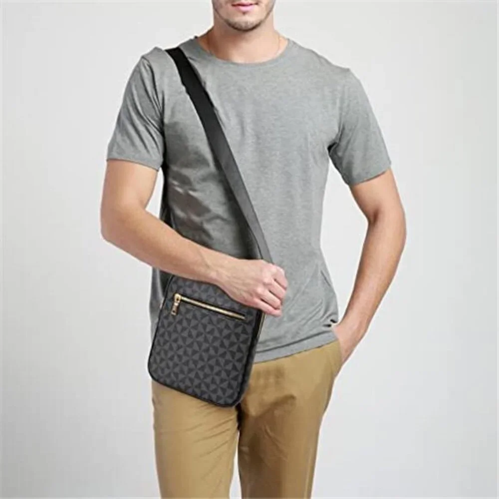 Crossbody Bag for Men's commuter shoulder bag Travel bag Work Business